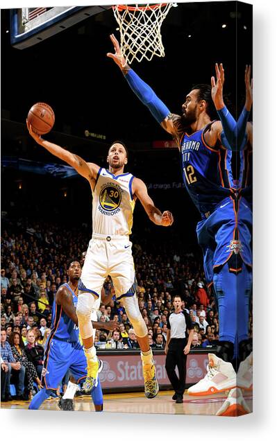 Stephen Curry #26 Canvas Art Print by Noah Graham