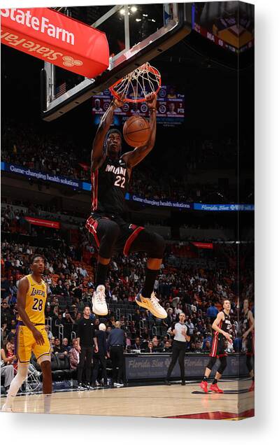 Jimmy Butler #4 Canvas Art Print by Joe Murphy
