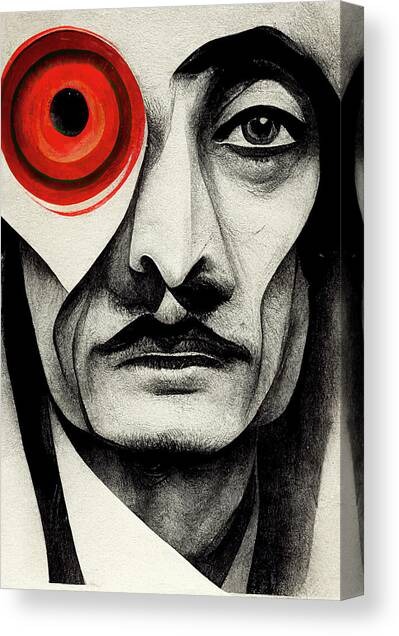 Master of Surrealism Canvas Art Print by Bob Orsillo