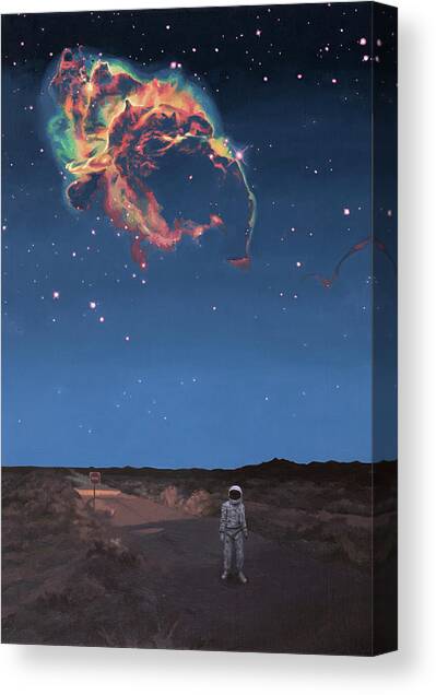 Nebula Canvas Art Print by Scott Listfield