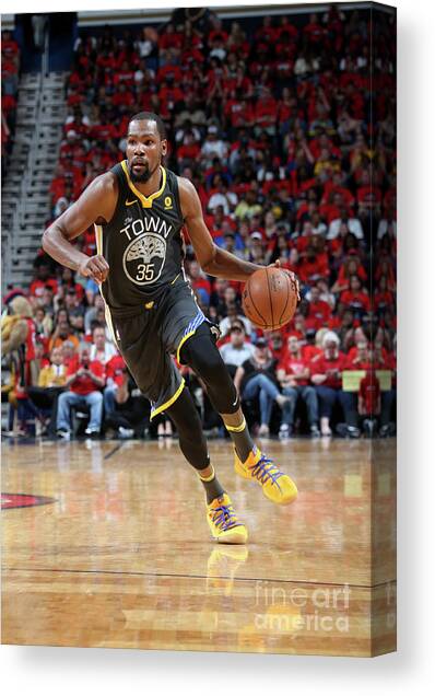 Stephen Curry Canvas Art Print by Layne Murdoch