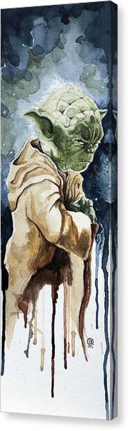 Yoda Canvas Art Print by David Kraig