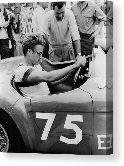 James Dean #2 Canvas Art Print by Retro Images Archive