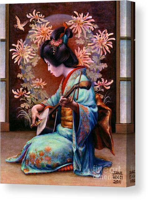Autumn Song Canvas Art Print by Jane Bucci