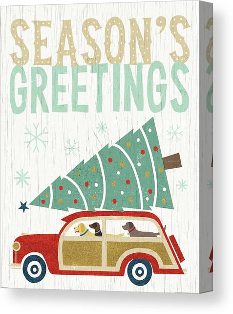 Holiday On Wheels II V2 Canvas Art Print by Michael Mullan