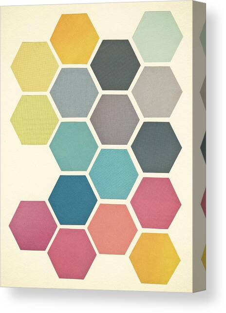 Honeycomb II Canvas Art Print by Cassia Beck