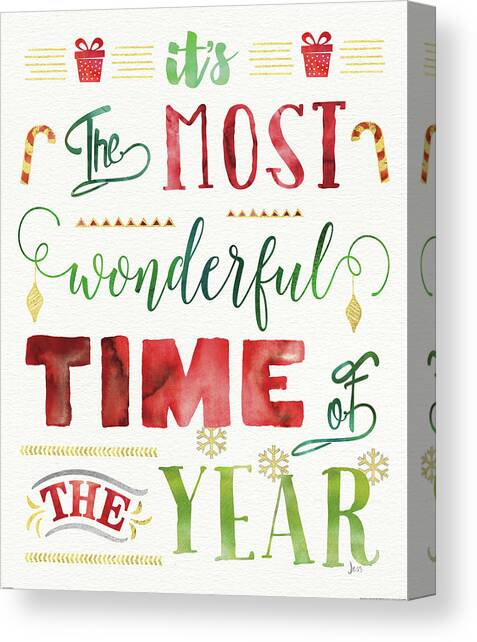 Joyful Wishes II Canvas Art Print by Jess Aiken
