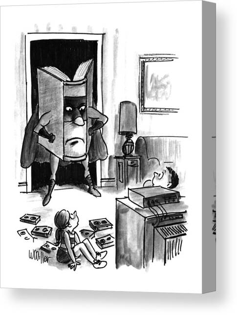 New Yorker August 3rd, 1992 Canvas Art Print by Warren Miller