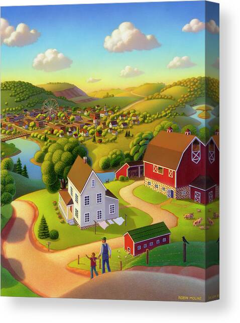 Signs and Wonders Canvas Art Print by Robin Moline
