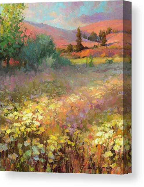 Serene Countryside Meadow Canvas Print