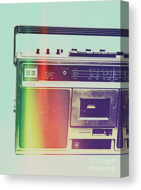 Hi-fi pop Canvas Art Print by Jorgo Photography