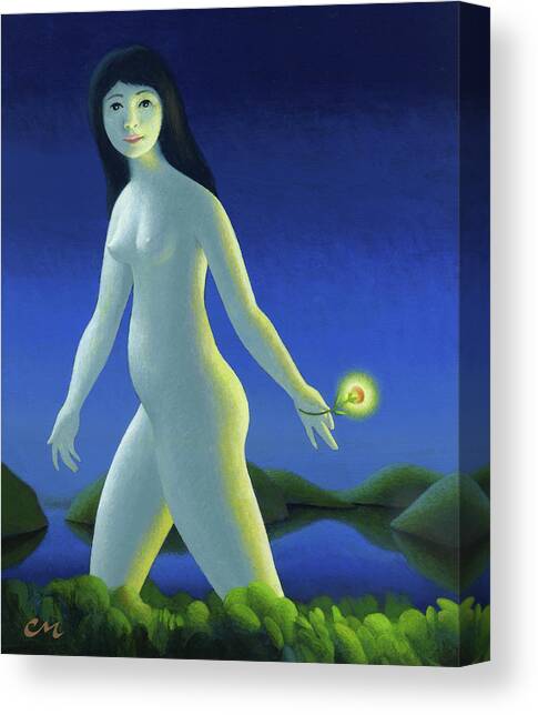 Mystical Evening Walk Canvas Print