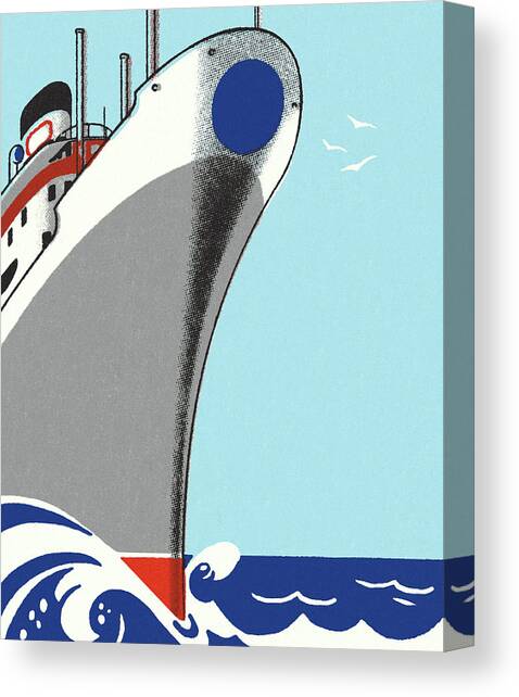 Large Ship #8 Canvas Art Print by CSA Images