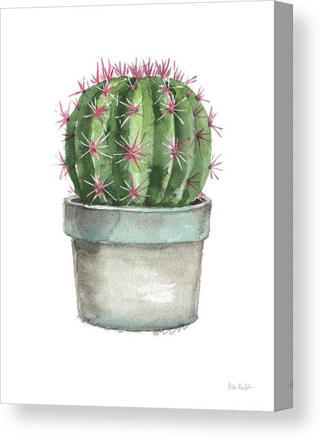 Mixed Greens Succulent II Canvas Art Print by Lisa Audit