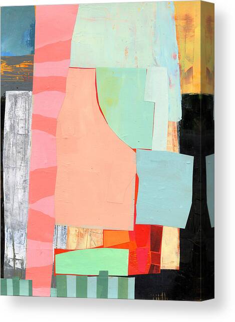 Filling in the Cracks No. 1 Canvas Art Print by Jane Davies