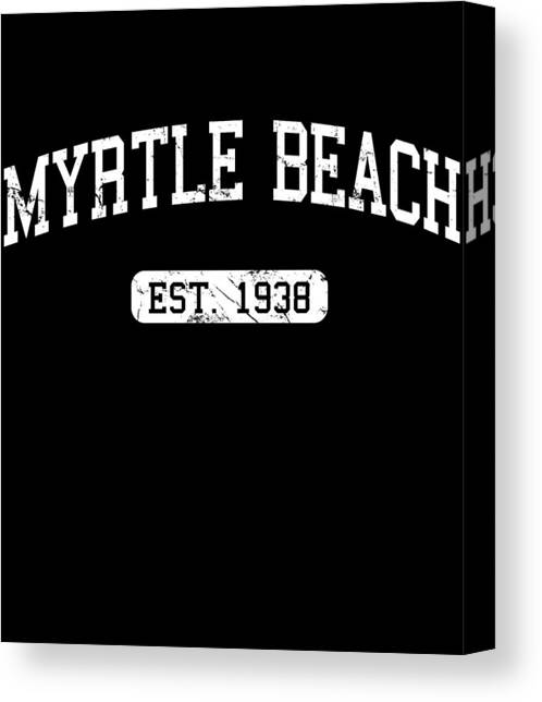 Myrtle Beach Canvas Art Print by Flippin Sweet Gear