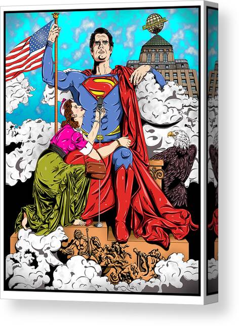 Untitled #2 from the New Gods Series Canvas Art Print by Christopher W Weeks