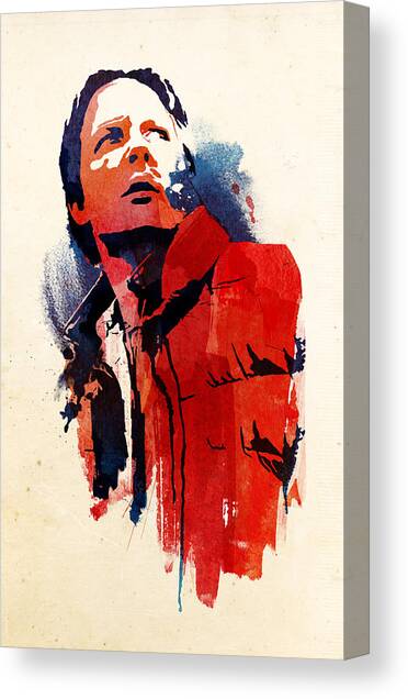 Marty McFly Canvas Art Print by Robert Farkas