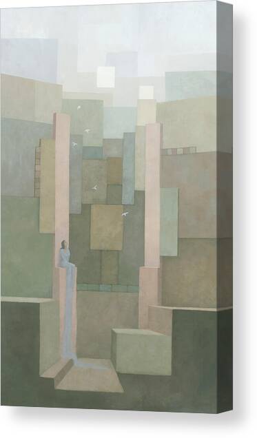 The Salt Palace Canvas Art Print by Steve Mitchell