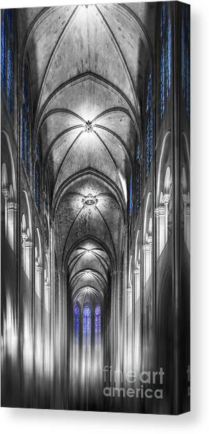 travel photography Canvas photograph famous cathedrals French photography Notre Dame Cathedral Paris photographs religious shrines