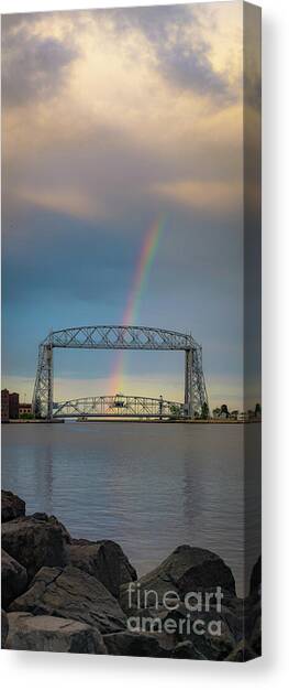 The Lovers, The Dreamers and Duluth Canvas Art Print by Duluth To Door County Photography