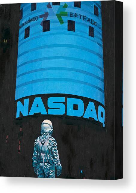 Nasdaq Canvas Art Print by Scott Listfield