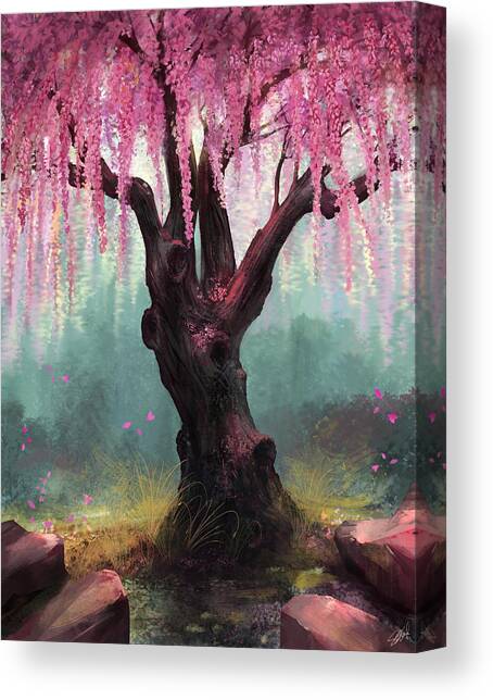 Ode To Spring Canvas Art Print by Steve Goad