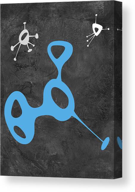 Abstract Splash Theme XV Canvas Art Print by Naxart Studio