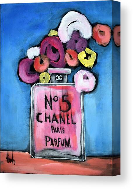 Tableau Fashion Coco Chanel N°5 Aquarelle