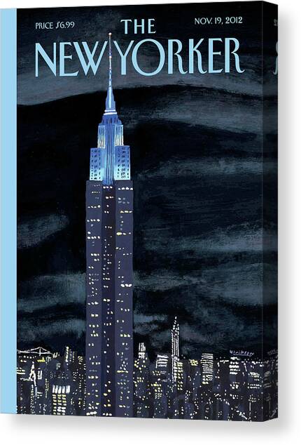 Rhapsody In Blue Canvas Art Print by Mark Ulriksen