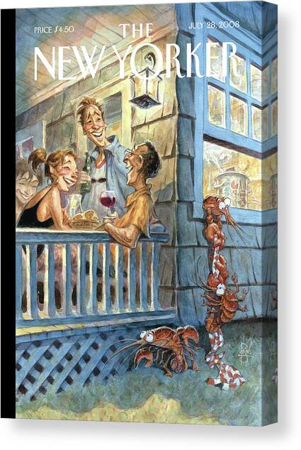 Summer Getaway Canvas Art Print by Peter de Seve