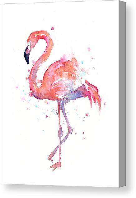 AB829 Pink Black White Flamingo Modern Abstract Canvas Wall Art Picture Prints 