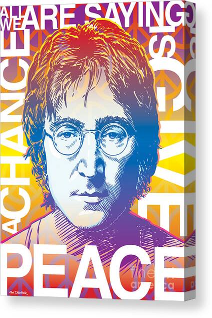 John Lennon Pop Art Tribute Canvas Print