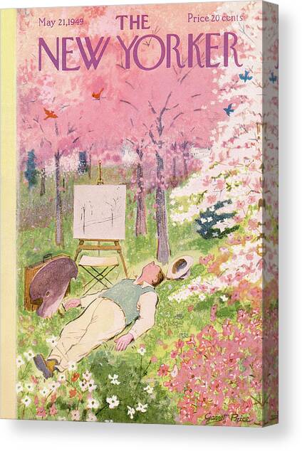 New Yorker May 21st, 1949 Canvas Art Print by Garrett Price
