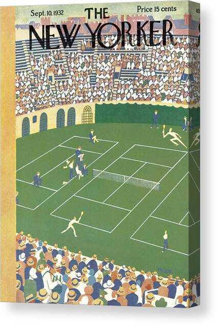 New Yorker September 10th, 1932 Canvas Art Print by Theodore G Haupt