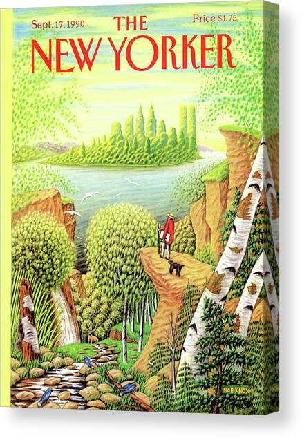 New Yorker September 17, 1990 Canvas Art Print by Bob Knox