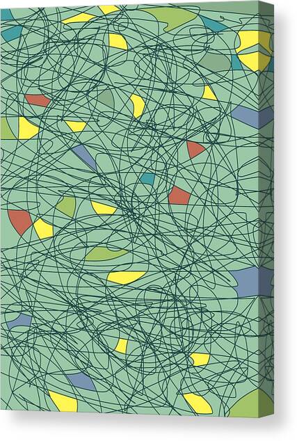 Abstract 228 Canvas Art Print by Santhosh ch