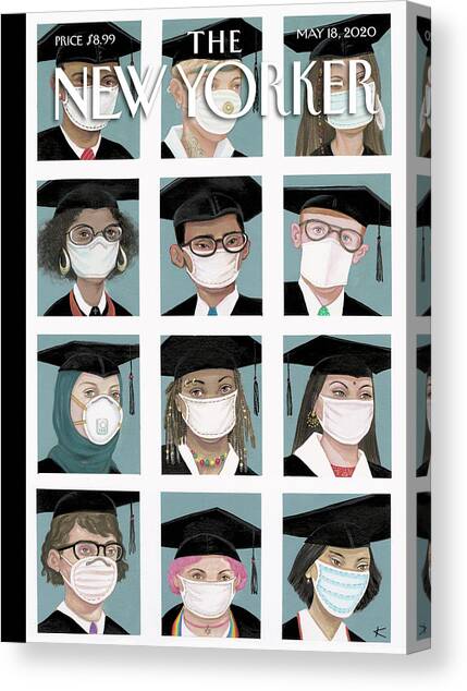 Class Of 2020 Canvas Art Print by Anita Kunz