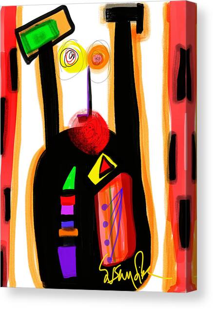 Hooray Canvas Art Print by Susan Fielder