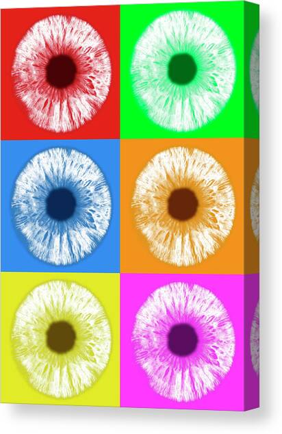 Eyes Canvas Art Print by Science Photo Library