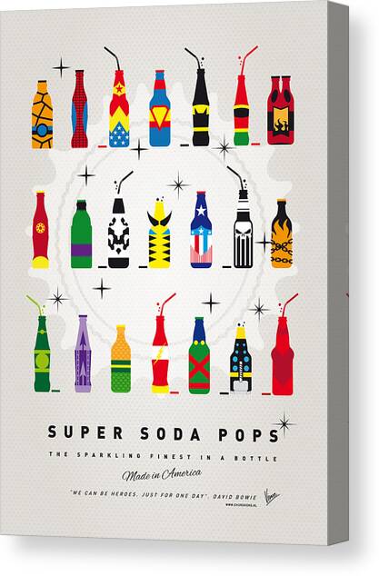 My SUPER SODA POPS No-00 Canvas Art Print by Chungkong Art
