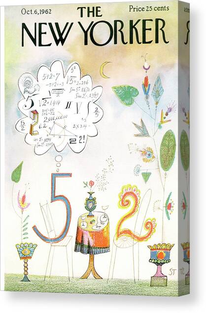 Whimsical Number Party Canvas Print