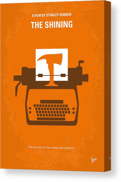 No094 My The Shining minimal movie poster Canvas Art Print by Chungkong Art