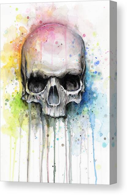 Well-read Woman Skull Canvas Painting Wall Art Posters&Print Picture Home Decor