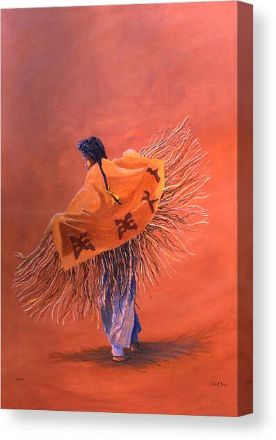 Wind Dancer Canvas Art Print by Jerry McElroy