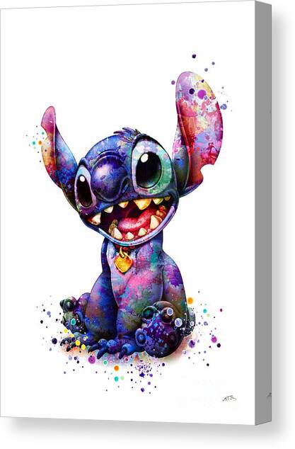 3 SIZES TO CHOOSE A5 A4 DISNEY CLASSIC CANVAS PICTURE A3 LILO AND STITCH 
