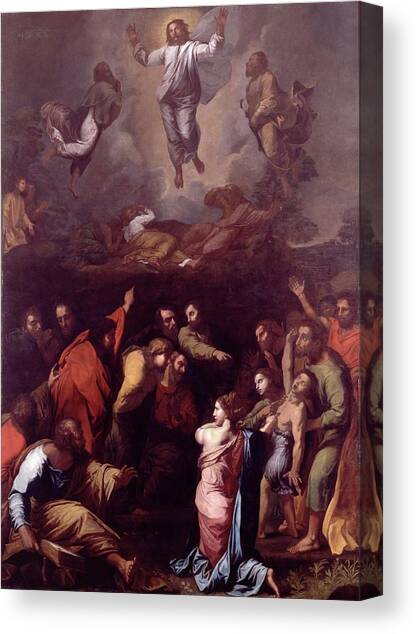 The Transfiguration Canvas Art Print by Raphael