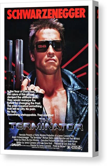 The Terminator -1984-. Canvas Art Print by Album