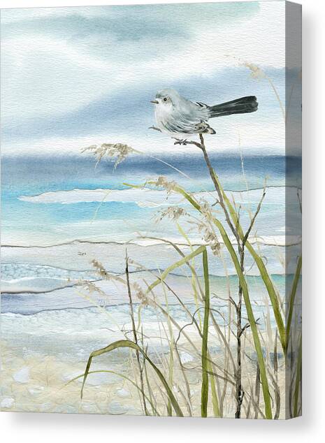 Seaside Reststop 2 Canvas Art Print by Carol Robinson