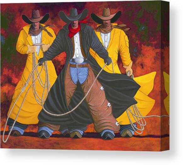 Good Bad and Ugly Canvas Art Print by Lance Headlee